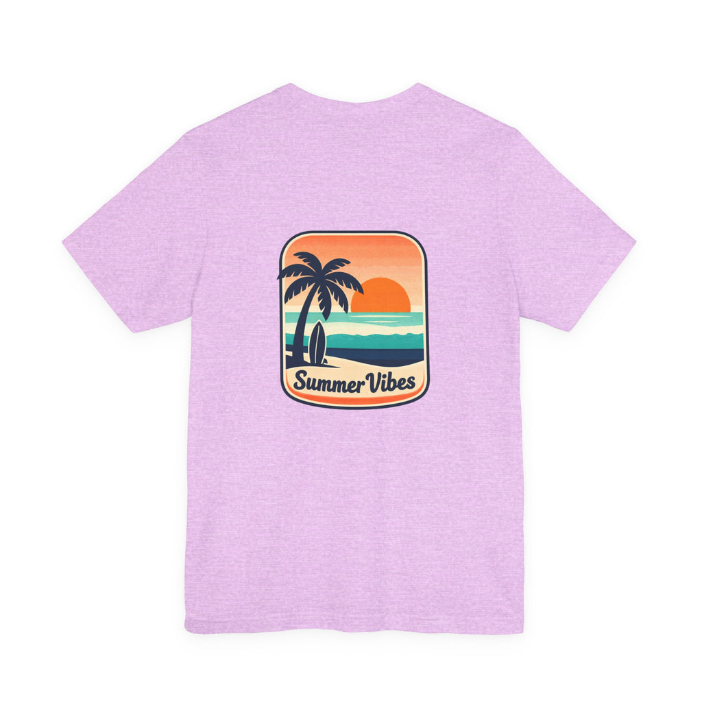 Summer Vibes Beach T-Shirt - "Summer Is My Happy Place" Graphic Tee