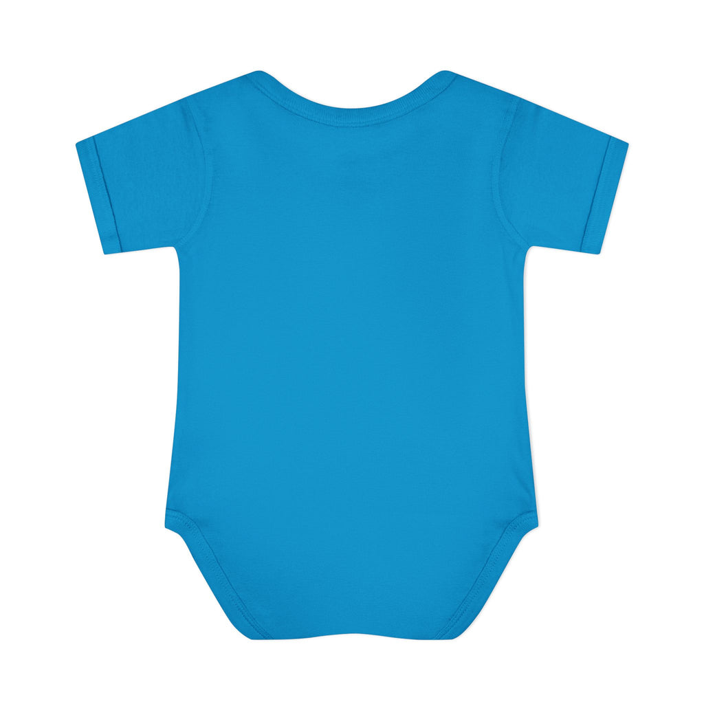 Baby Bodysuit - Cute Teddy Holding 'Love' Heart | Infant Valentine Onesie