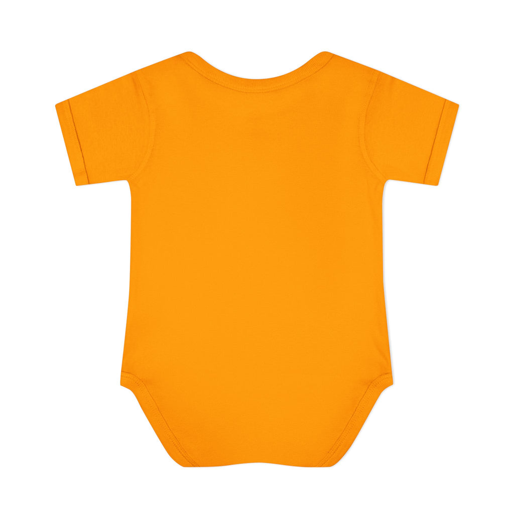 Baby Bodysuit - Cute Teddy Holding 'Love' Heart | Infant Valentine Onesie