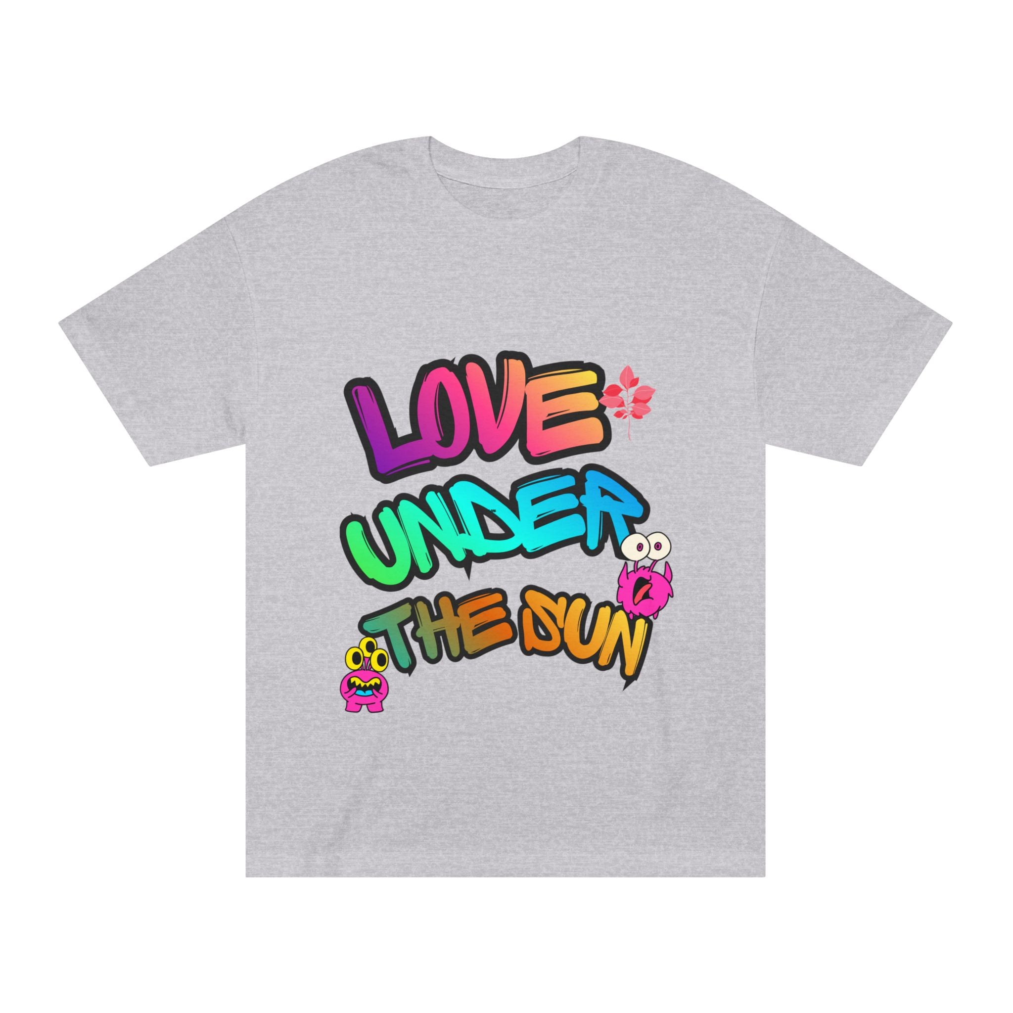 Love Under The Sun Graphic Tee — Colorful Retro Streetwear T-Shirt
