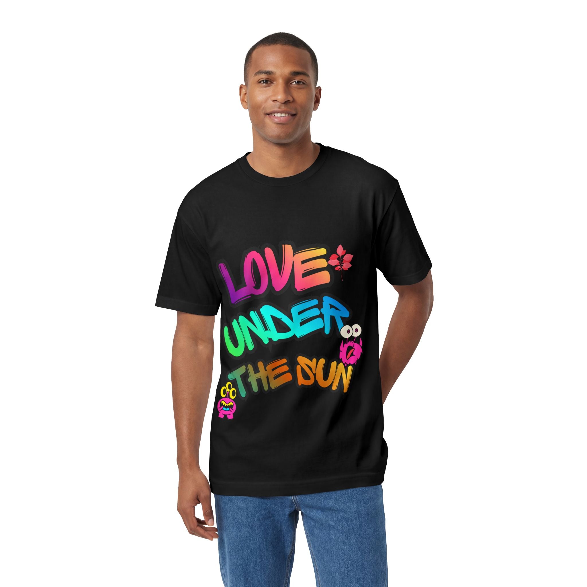 Love Under The Sun Graphic Tee — Colorful Retro Streetwear T-Shirt