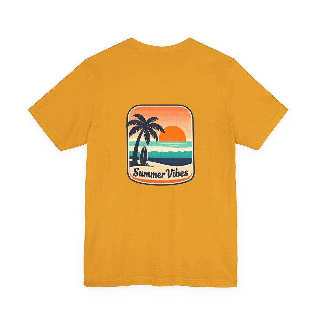 Summer Vibes Beach T-Shirt - "Summer Is My Happy Place" Graphic Tee
