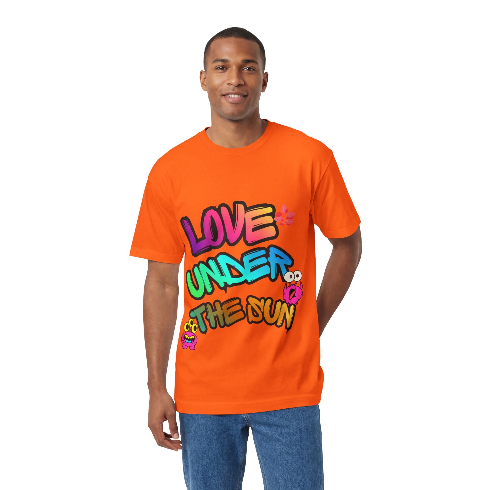 Love Under The Sun Graphic Tee — Colorful Retro Streetwear T-Shirt