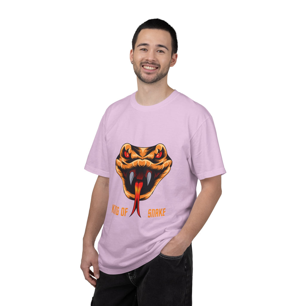 King of Snake T-Shirt — Bold Venom Snake Head Graphic Tee