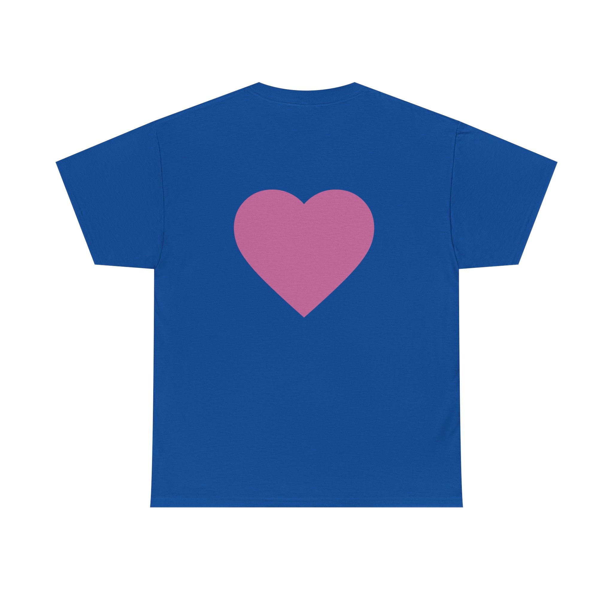 Best Mom Ever T-Shirt — Gradient Block Text Tee with Back Heart