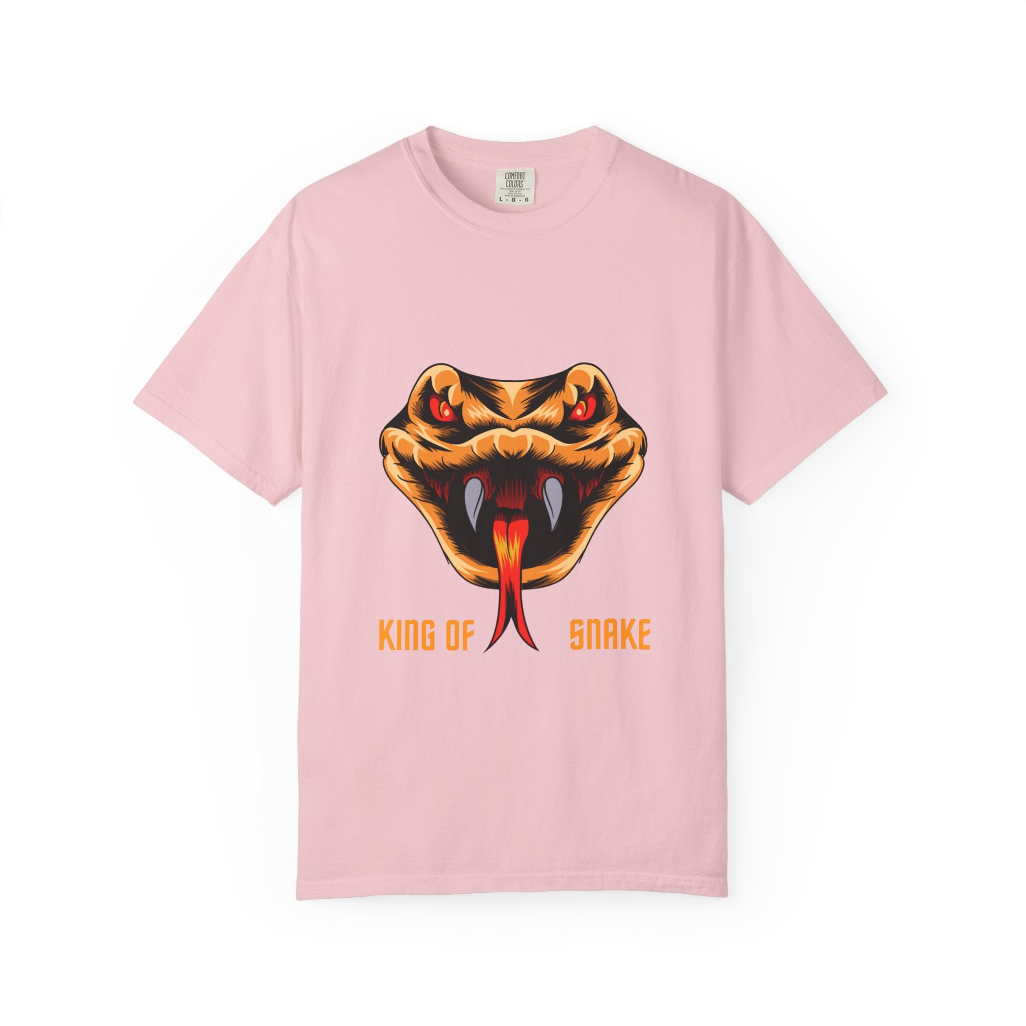 King of Snake T-Shirt — Bold Venom Snake Head Graphic Tee