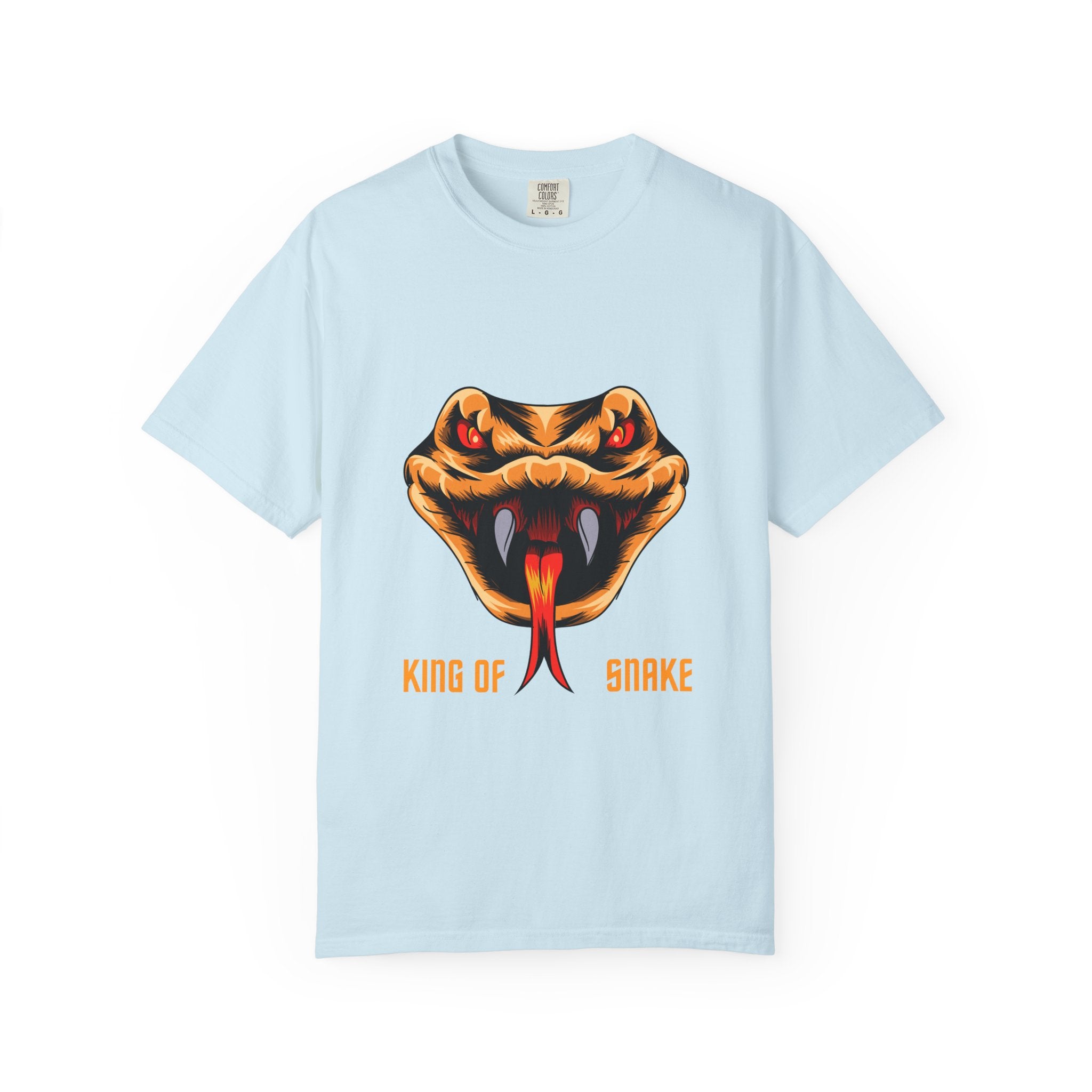King of Snake T-Shirt — Bold Venom Snake Head Graphic Tee