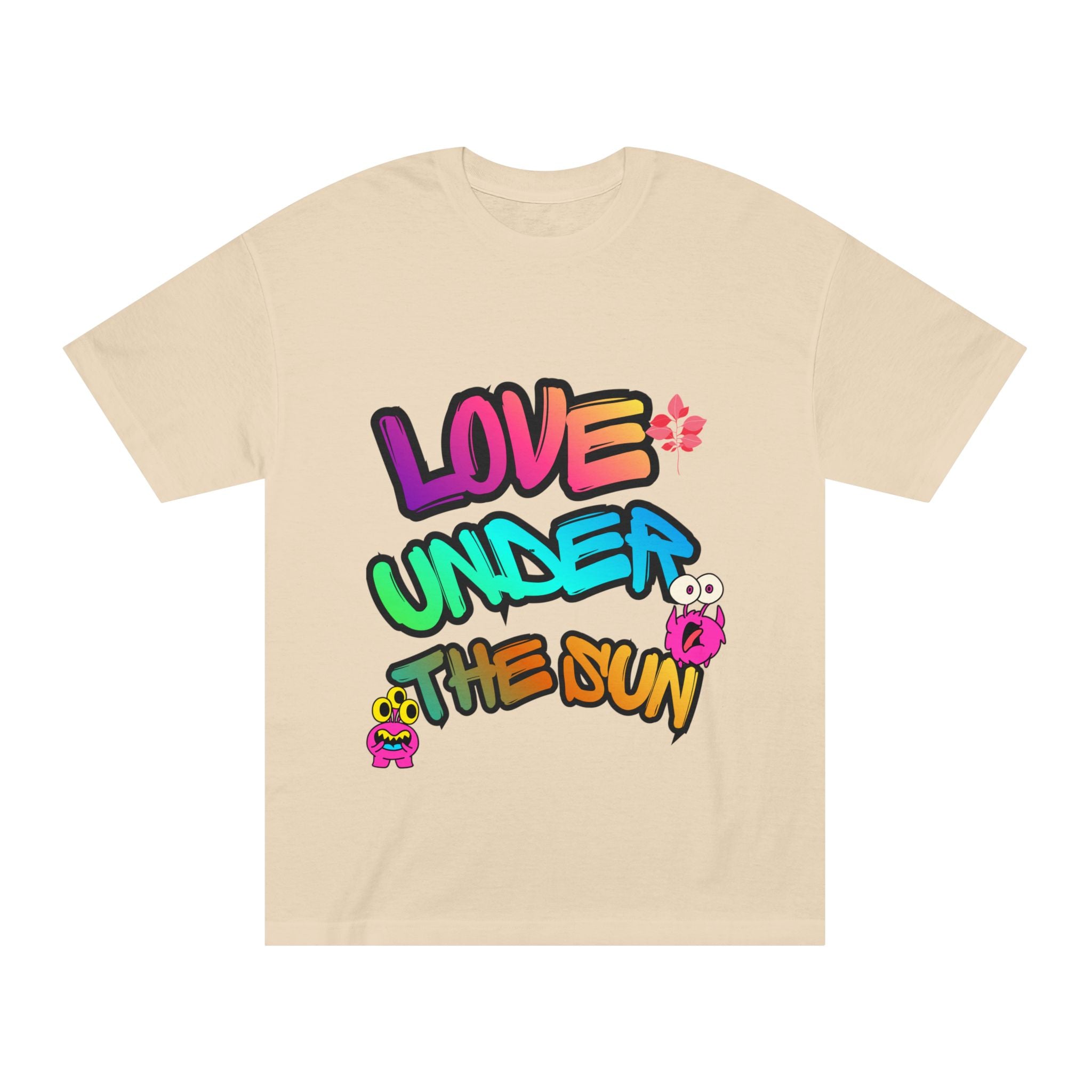 Love Under The Sun Graphic Tee — Colorful Retro Streetwear T-Shirt