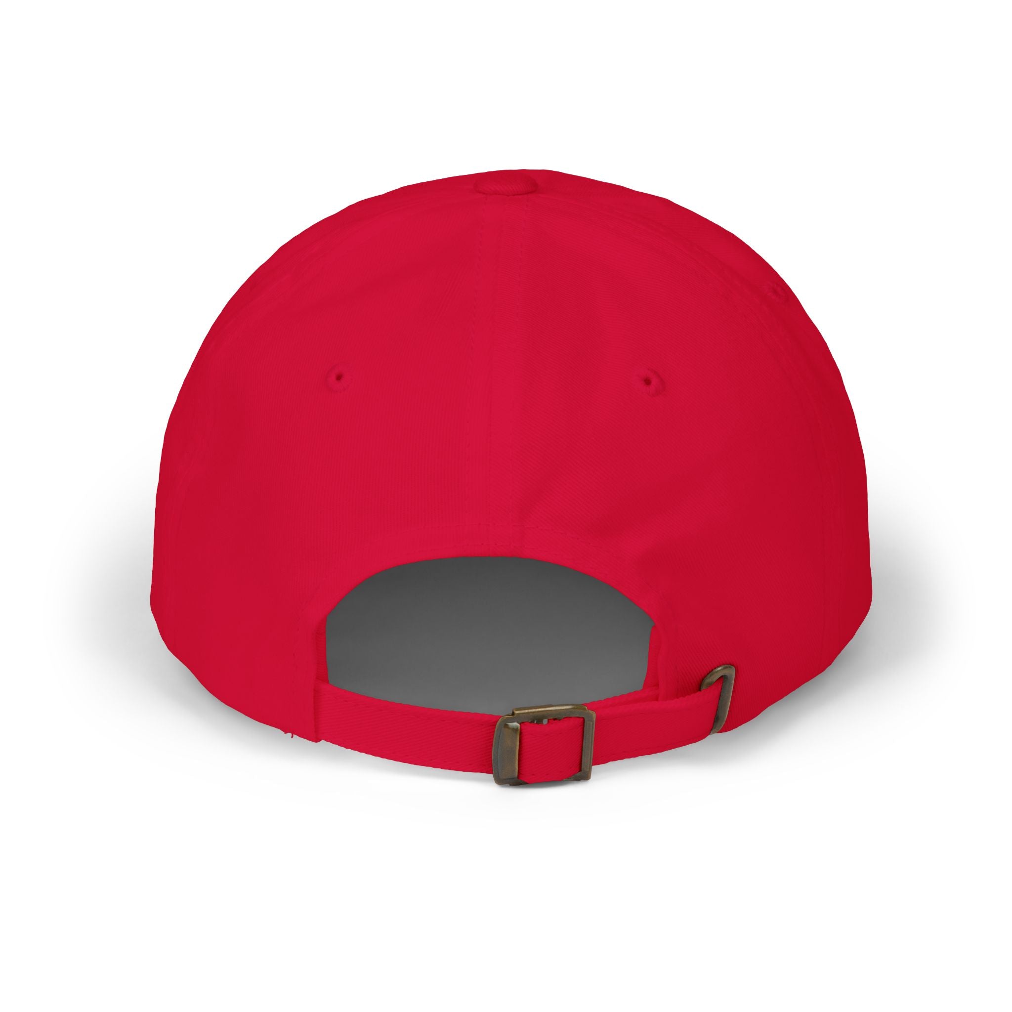 Dragon Emblem Dad Cap — Vintage Orange Floral Crest Hat