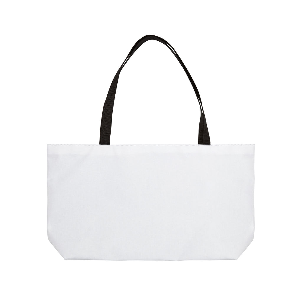 Weekender Tote Bag — Large Travel & Beach Tote with Contrast Handles