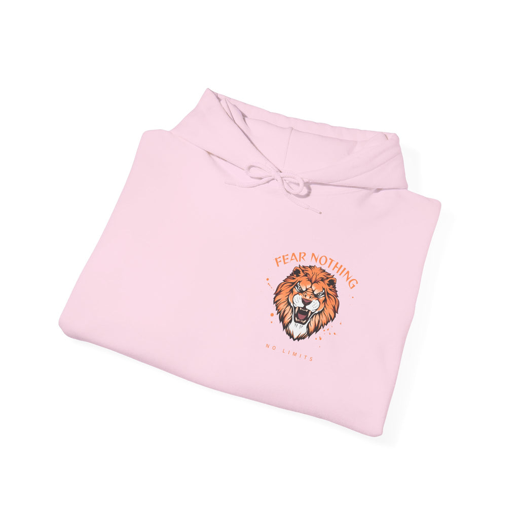 Lion Crest Hoodie — Brave Morning Prayer Graphic Hooded Sweatshirt
