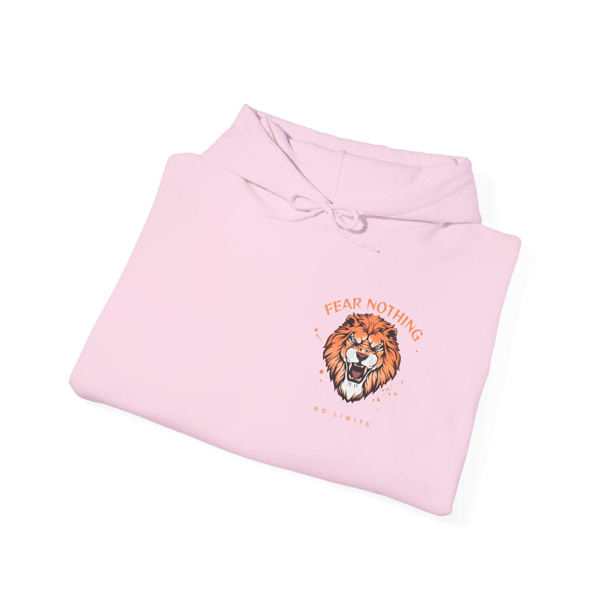Lion Crest Hoodie — Brave Morning Prayer Graphic Hooded Sweatshirt