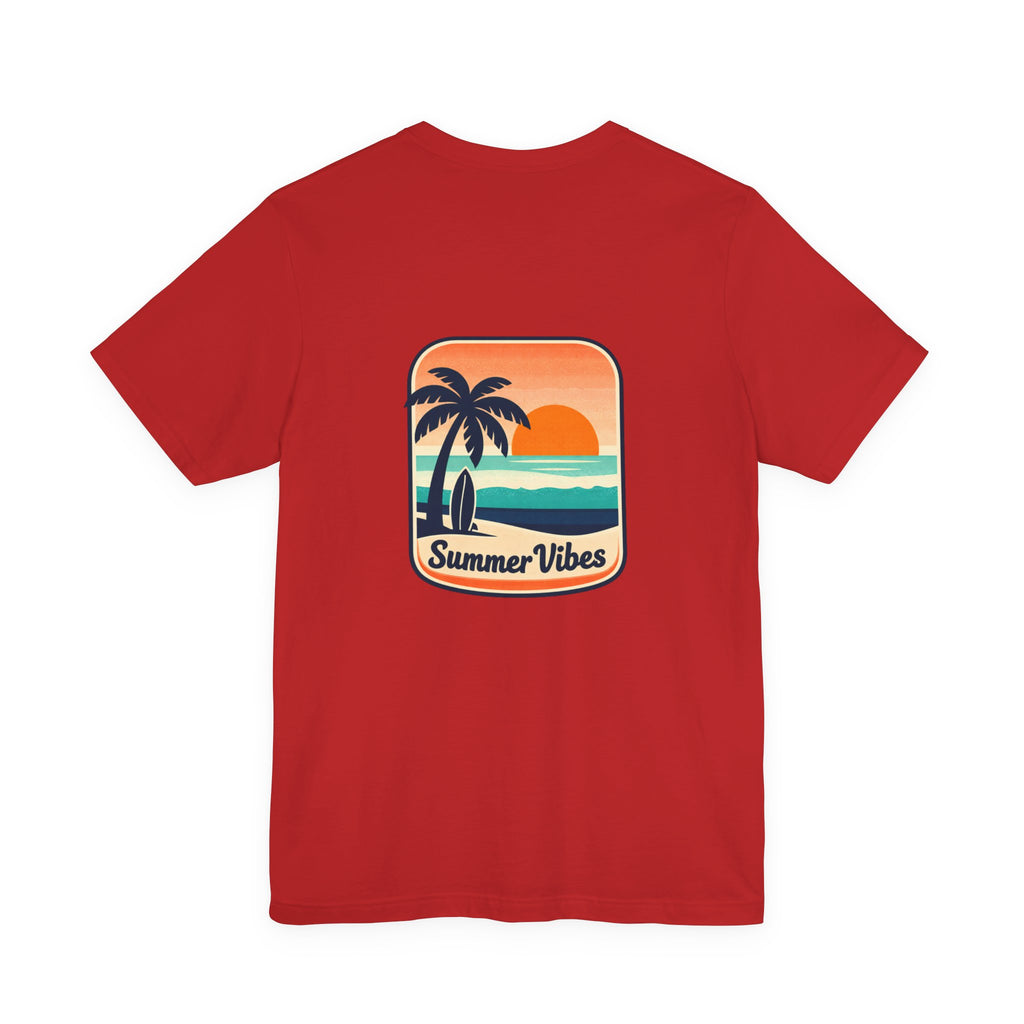 Summer Vibes Beach T-Shirt - "Summer Is My Happy Place" Graphic Tee