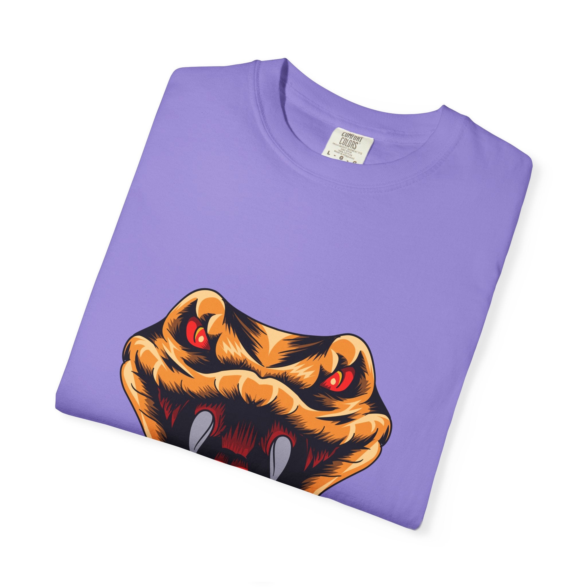 King of Snake T-Shirt — Bold Venom Snake Head Graphic Tee