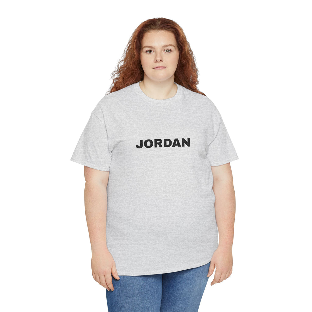 Jordan Minimalist Name Tee — Personalized Monogram Shirt