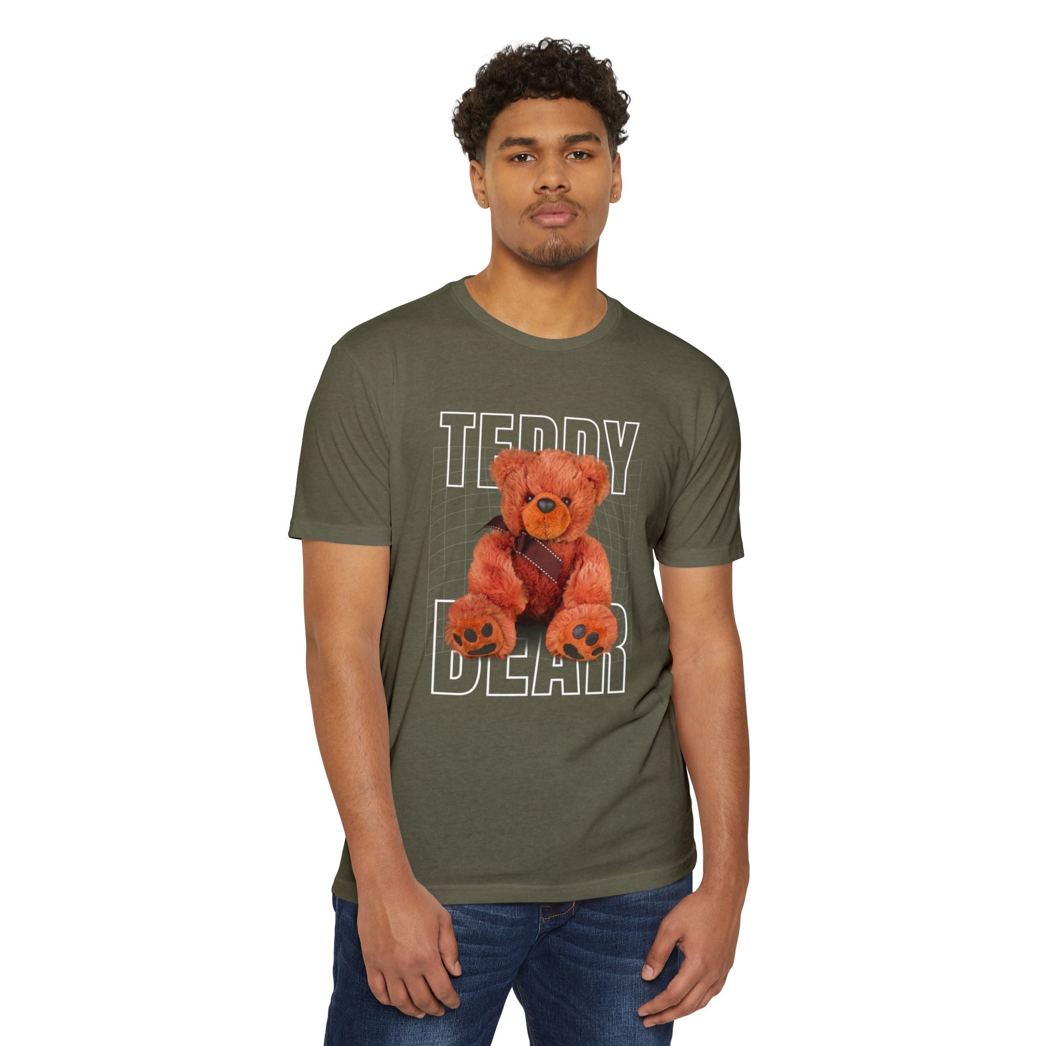 Teddy Bear Graphic T-Shirt — Vintage Plush Teddy Design