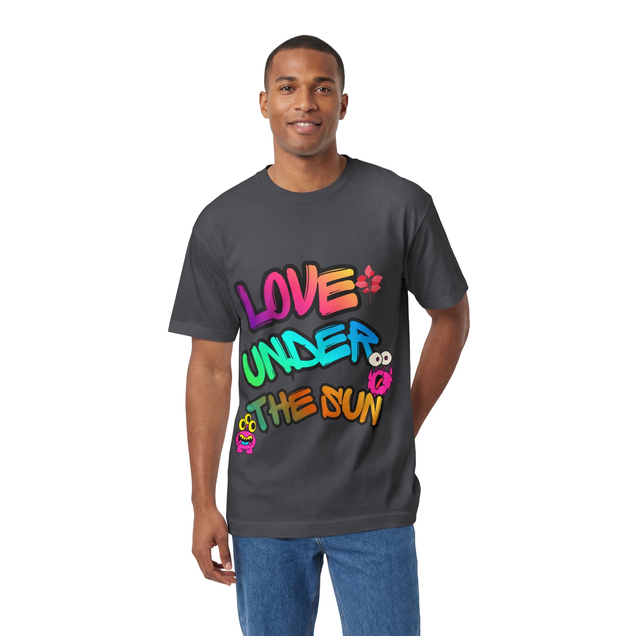 Love Under The Sun Graphic Tee — Colorful Retro Streetwear T-Shirt