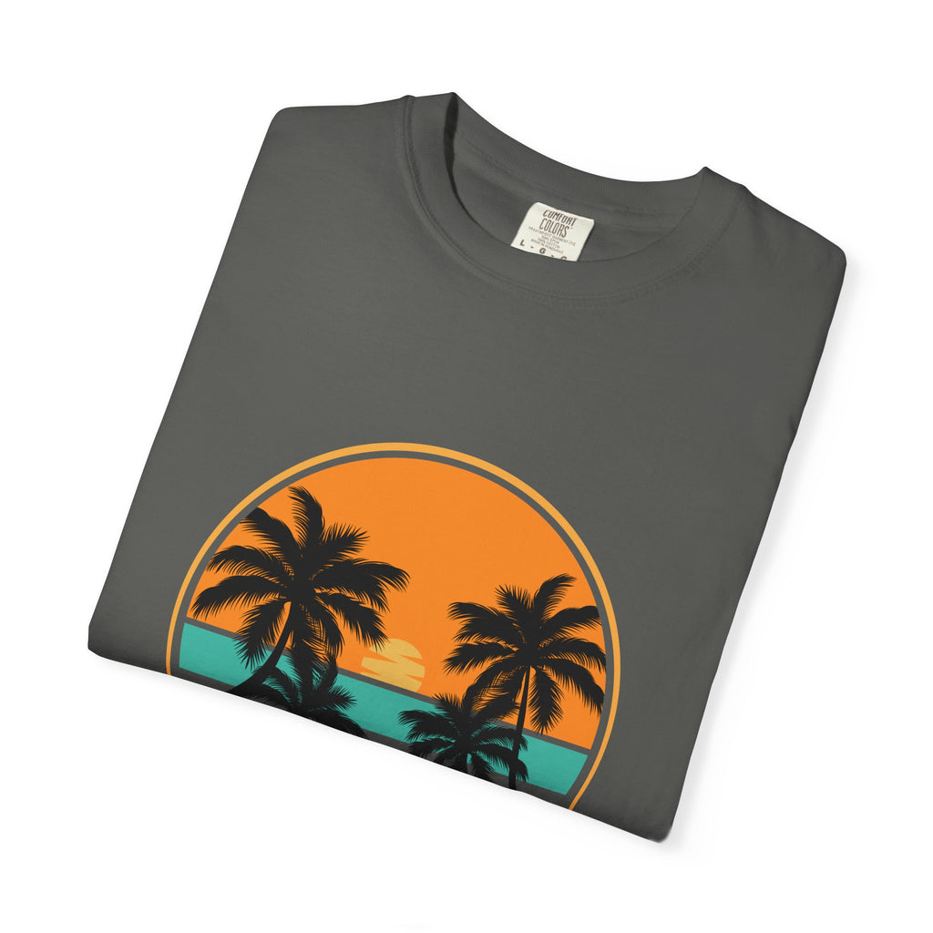 Rise Above Fear T-Shirt — Vintage Sunset Palm Tee