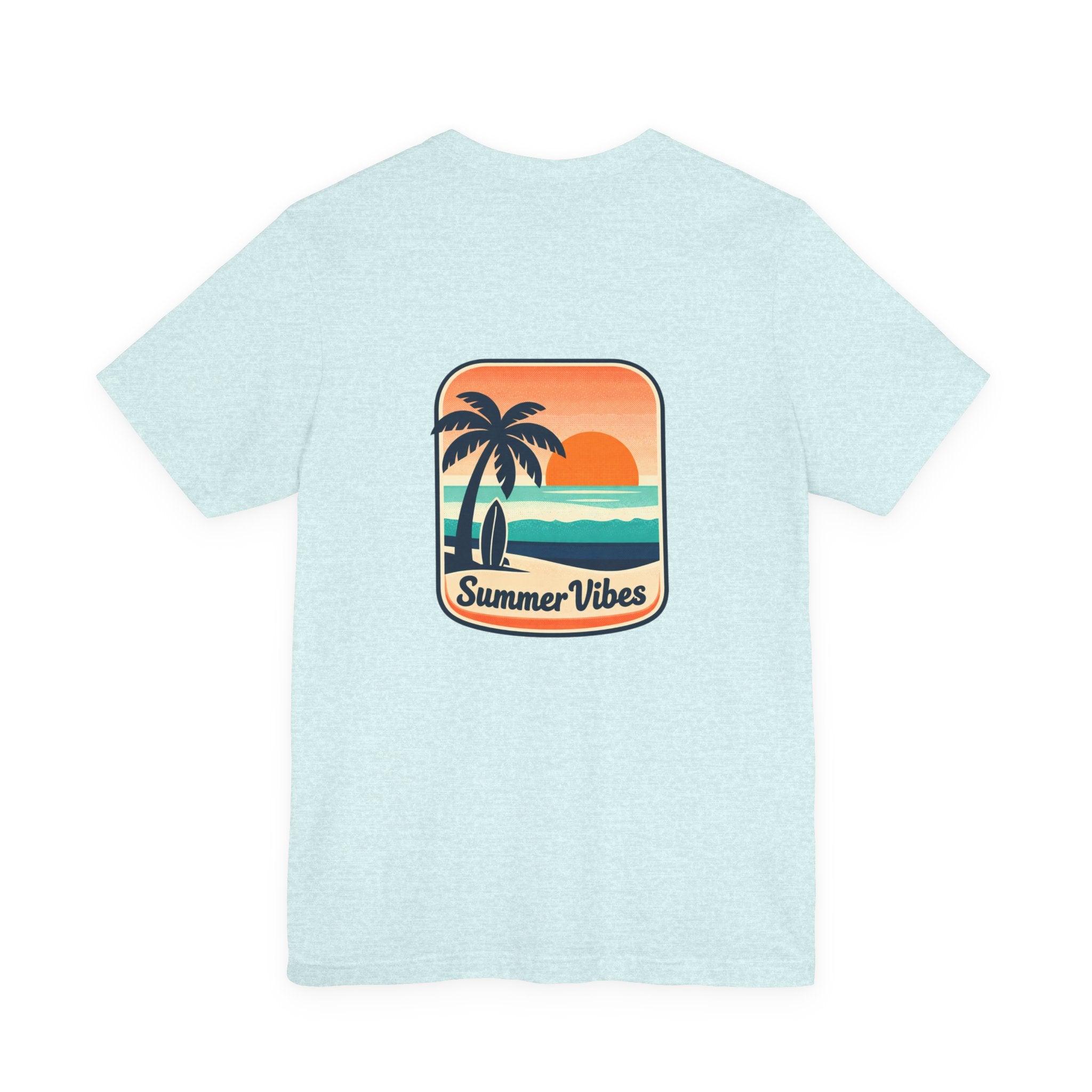 Summer Vibes Beach T-Shirt - "Summer Is My Happy Place" Graphic Tee