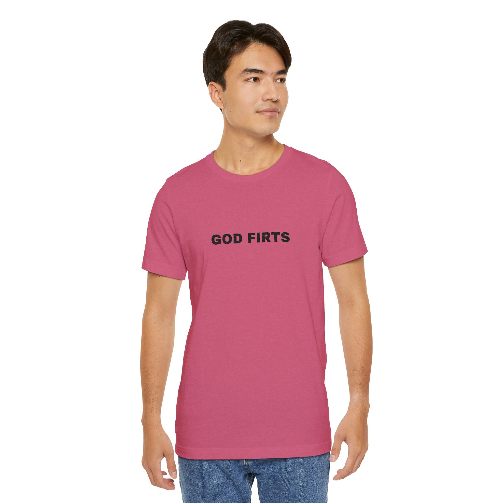 God First T-Shirt — Minimal Christian Faith Tee