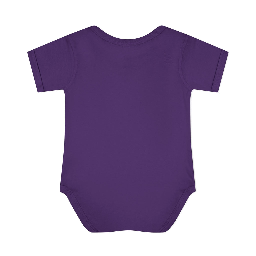 Baby Bodysuit - Cute Teddy Holding 'Love' Heart | Infant Valentine Onesie