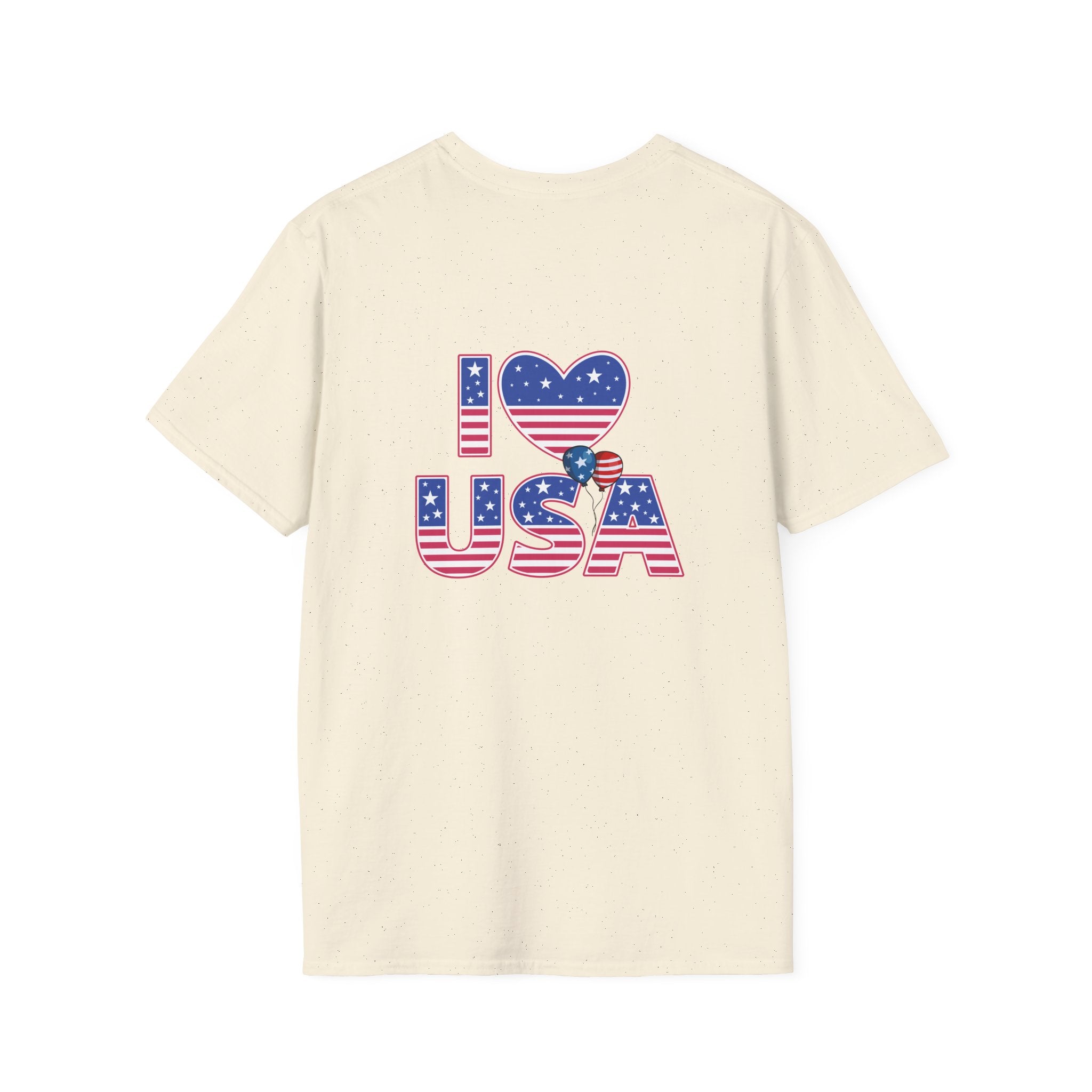 I Heart USA T-Shirt — Patriotic American Flag Tee for 4th of July