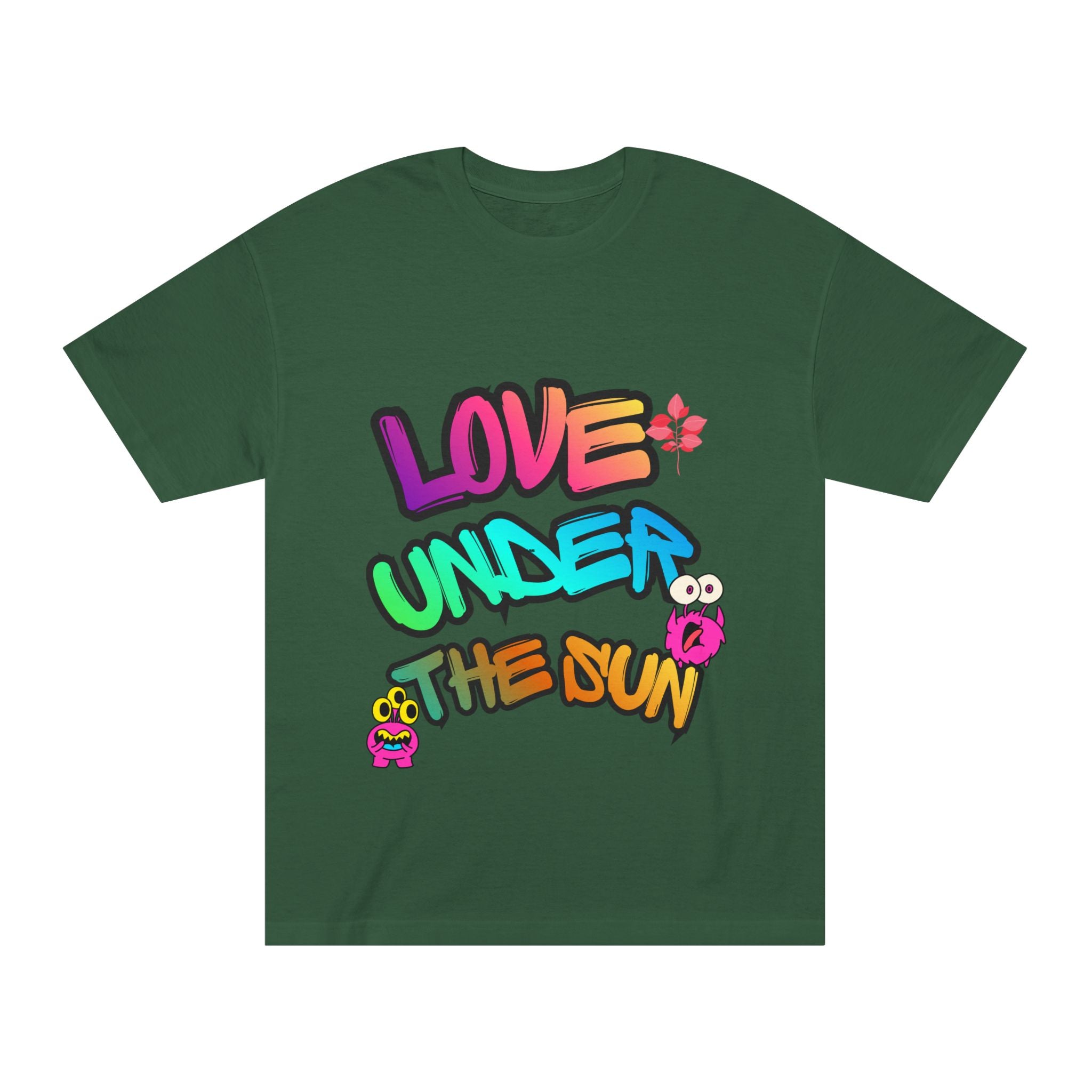 Love Under The Sun Graphic Tee — Colorful Retro Streetwear T-Shirt