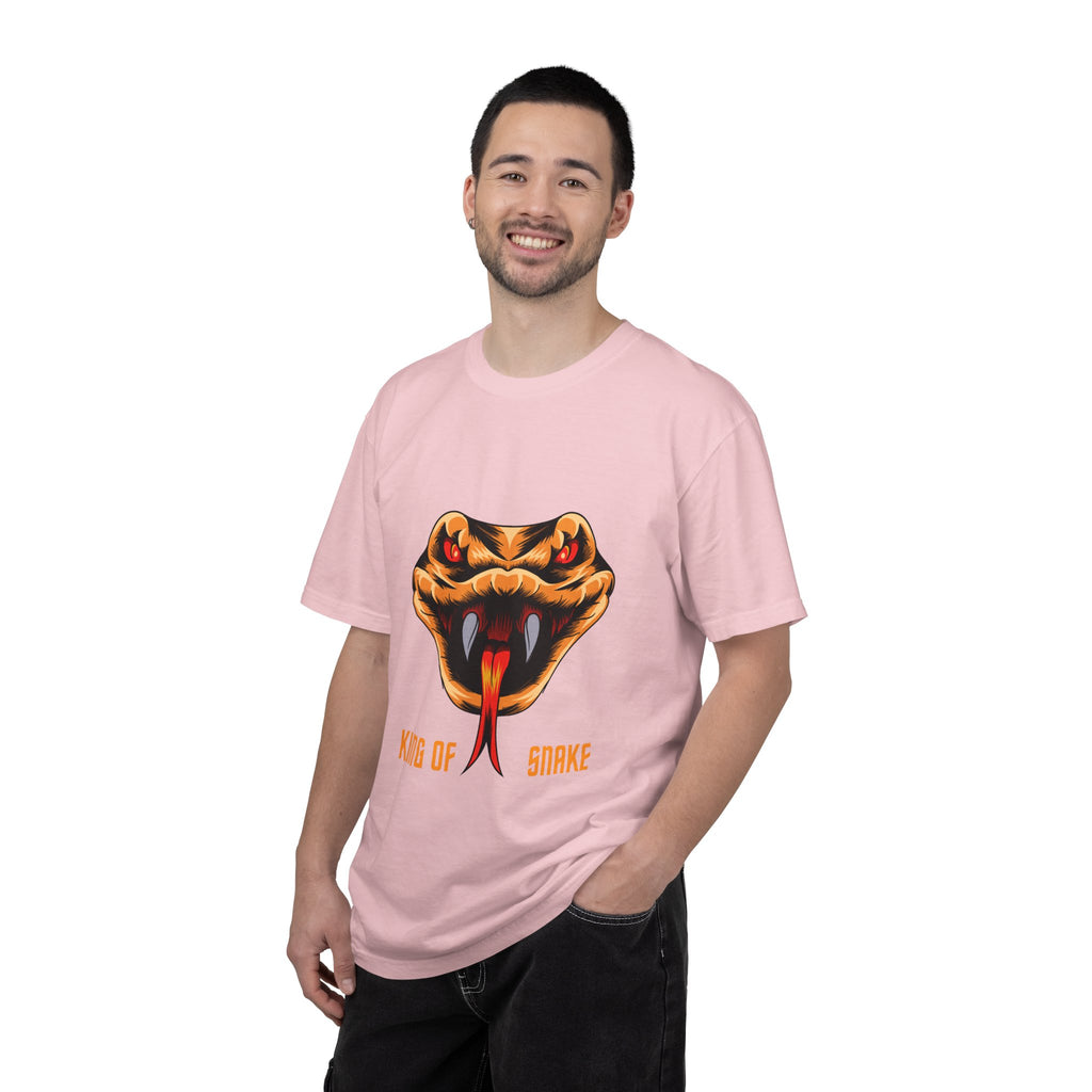King of Snake T-Shirt — Bold Venom Snake Head Graphic Tee
