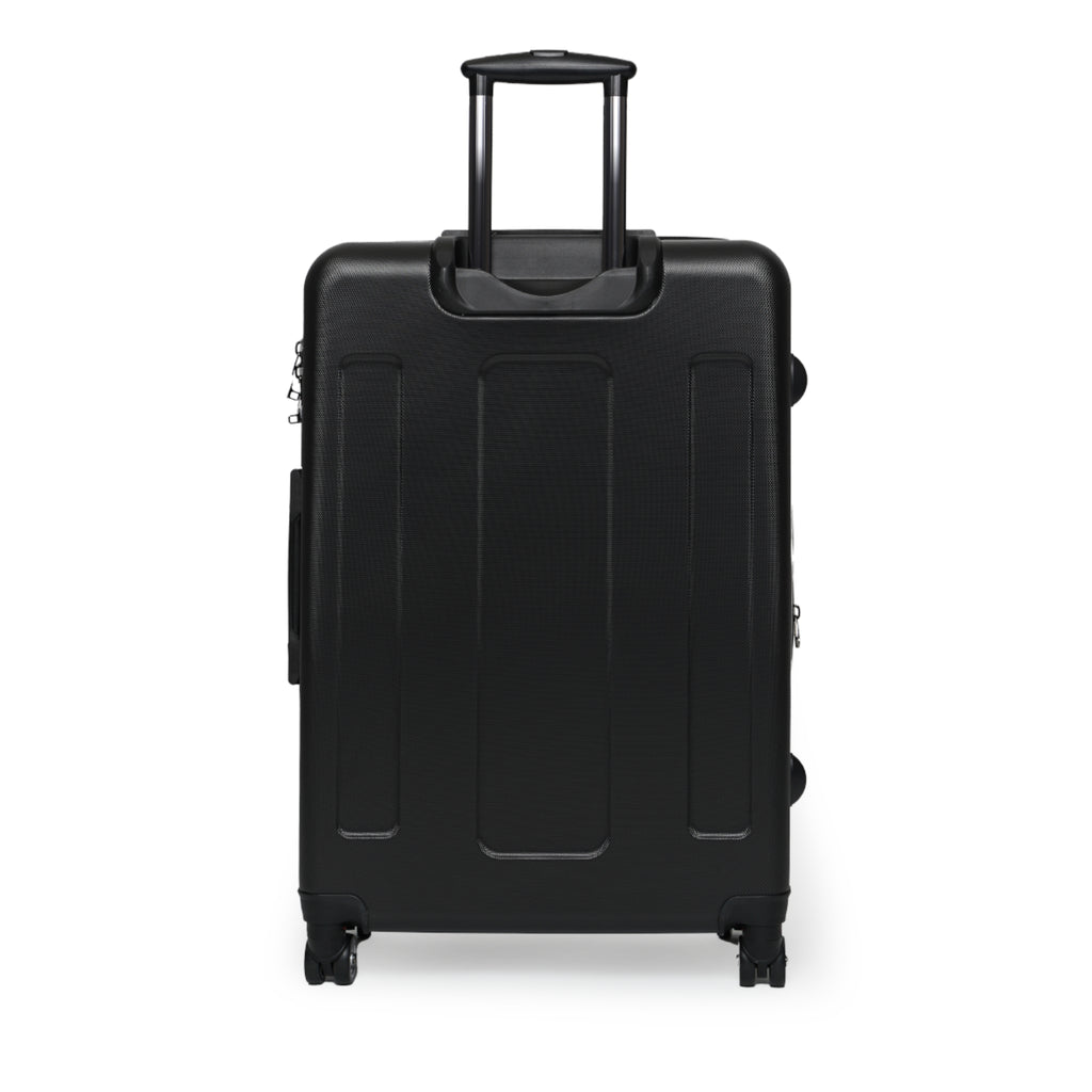 Suitcase – 'Lost in Paradise' Tropical Carry-On Luggage Sticker Design