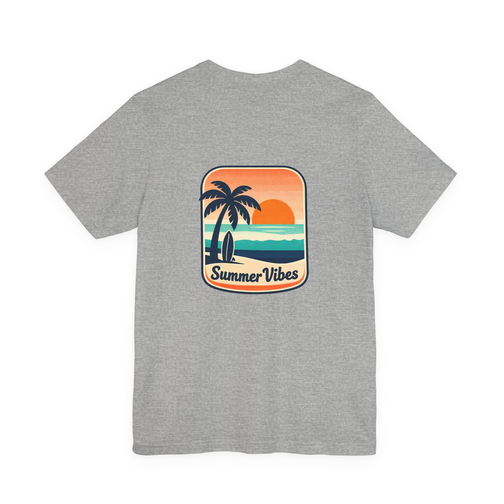 Summer Vibes Beach T-Shirt - "Summer Is My Happy Place" Graphic Tee