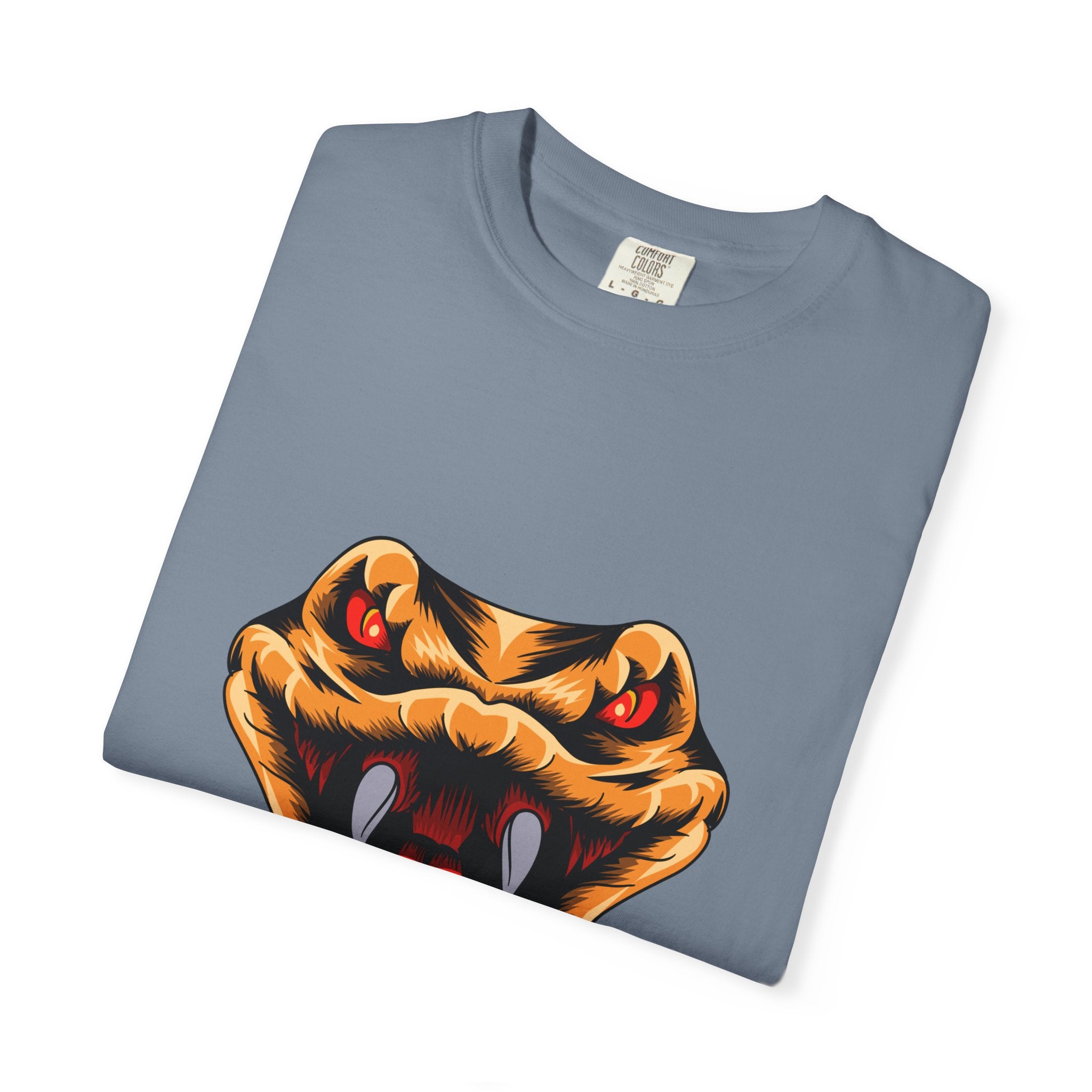 King of Snake T-Shirt — Bold Venom Snake Head Graphic Tee