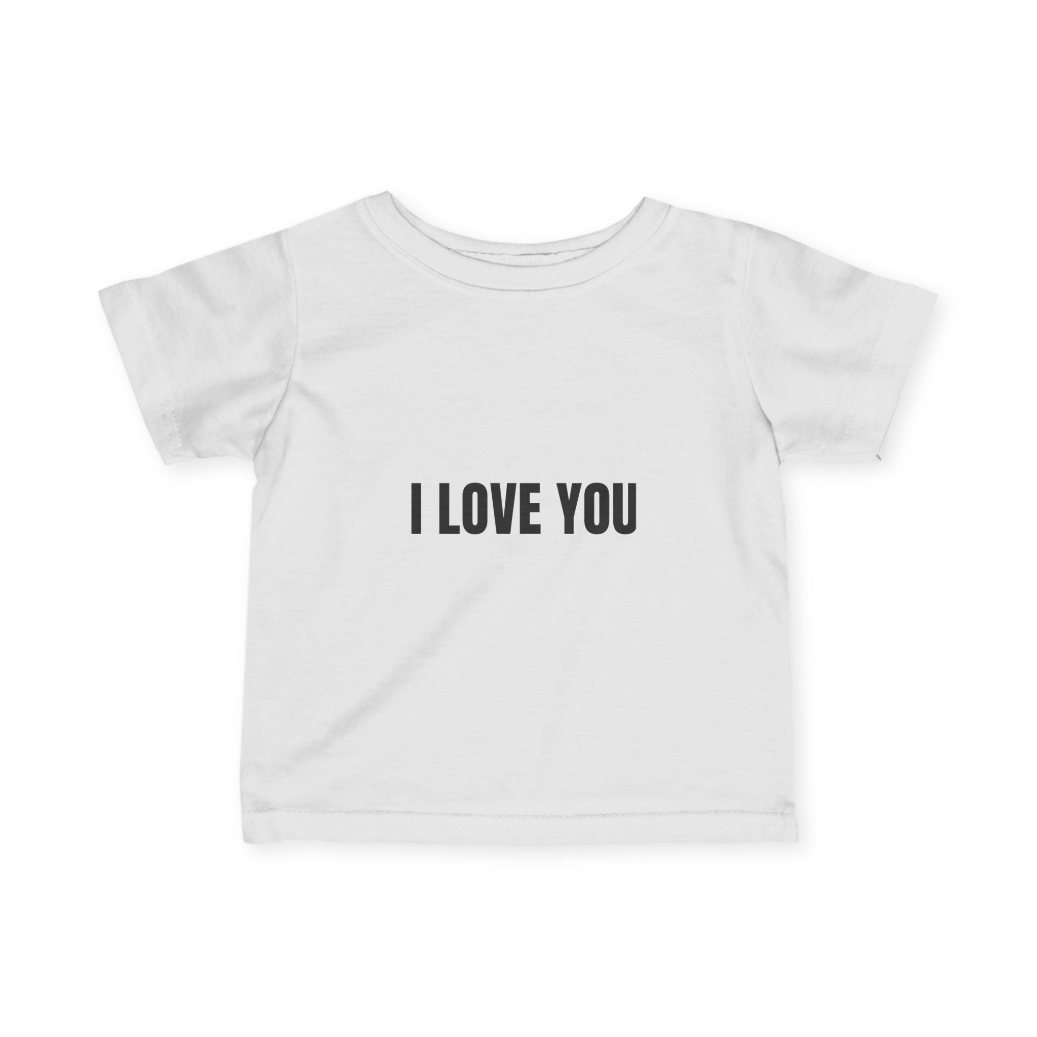 Infant Tee "I Love You" – Cute Minimal Baby Shirt for Newborns & Gifts