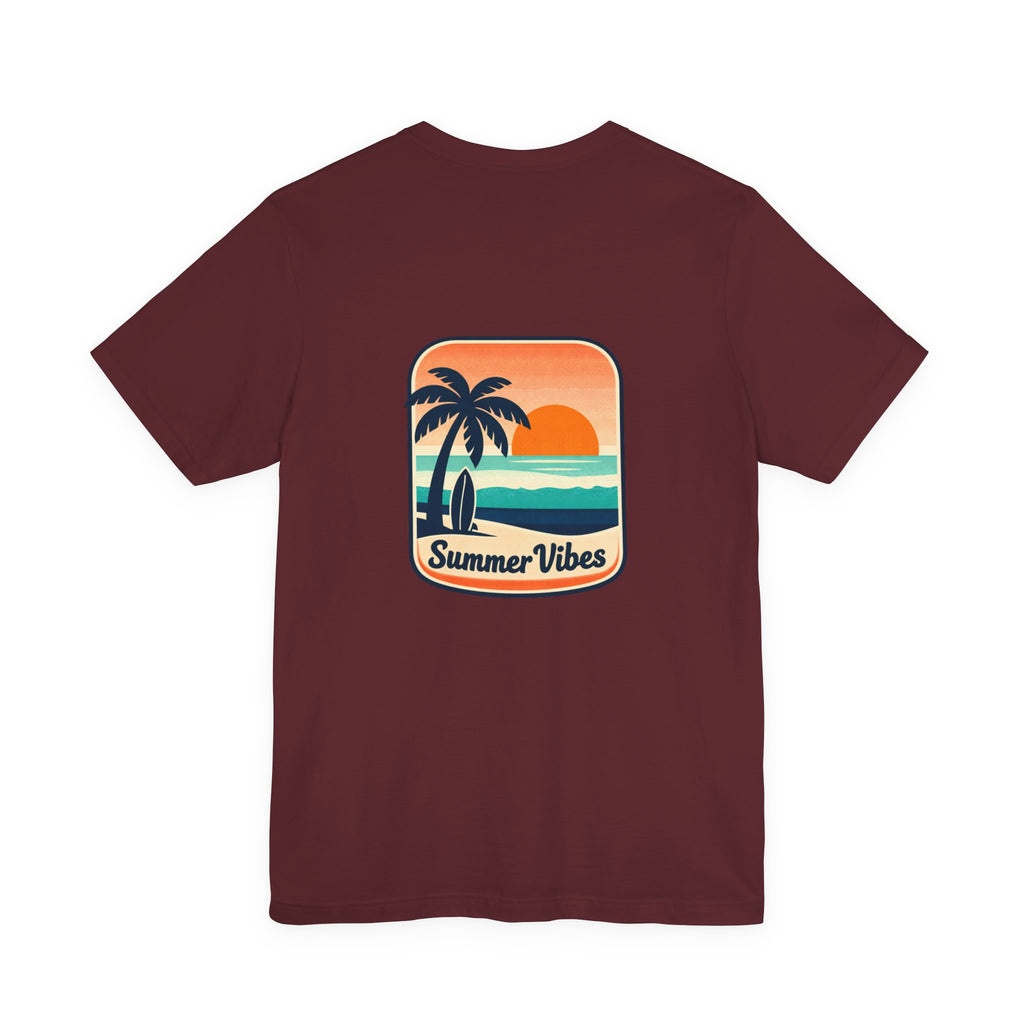 Summer Vibes Beach T-Shirt - "Summer Is My Happy Place" Graphic Tee