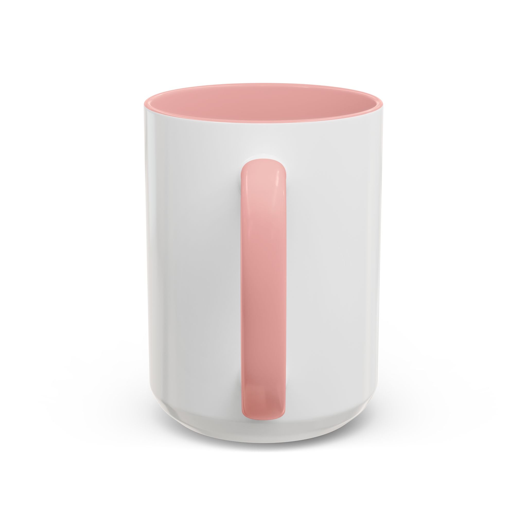 Love Heart Accent Mug – Red Heart with "LOVE" Banner, Valentine's Day Coffee Cup