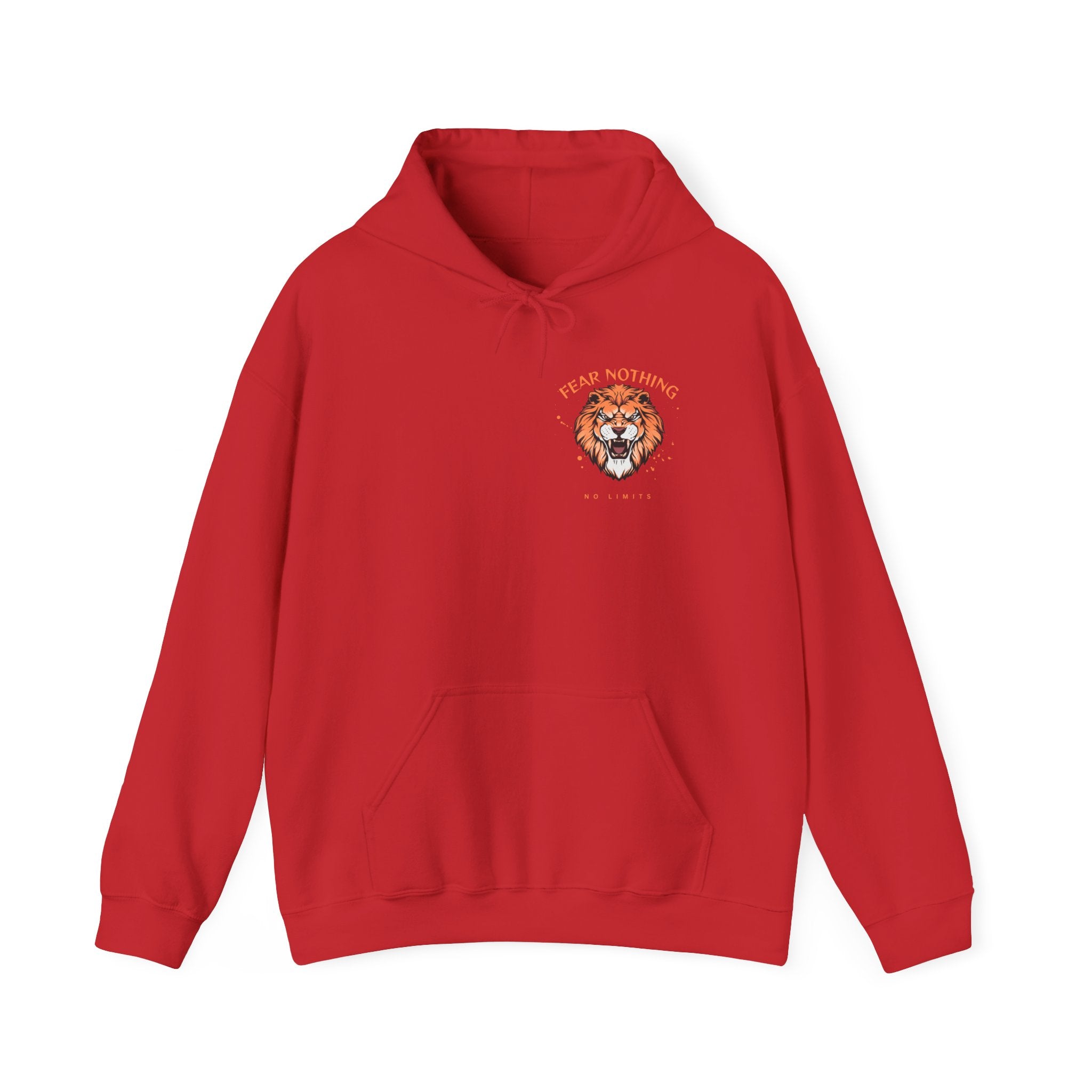 Lion Crest Hoodie — Brave Morning Prayer Graphic Hooded Sweatshirt