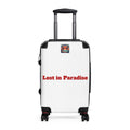 Suitcase – 'Lost in Paradise' Tropical Carry-On Luggage Sticker Design
