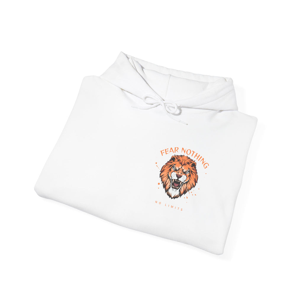 Lion Crest Hoodie — Brave Morning Prayer Graphic Hooded Sweatshirt