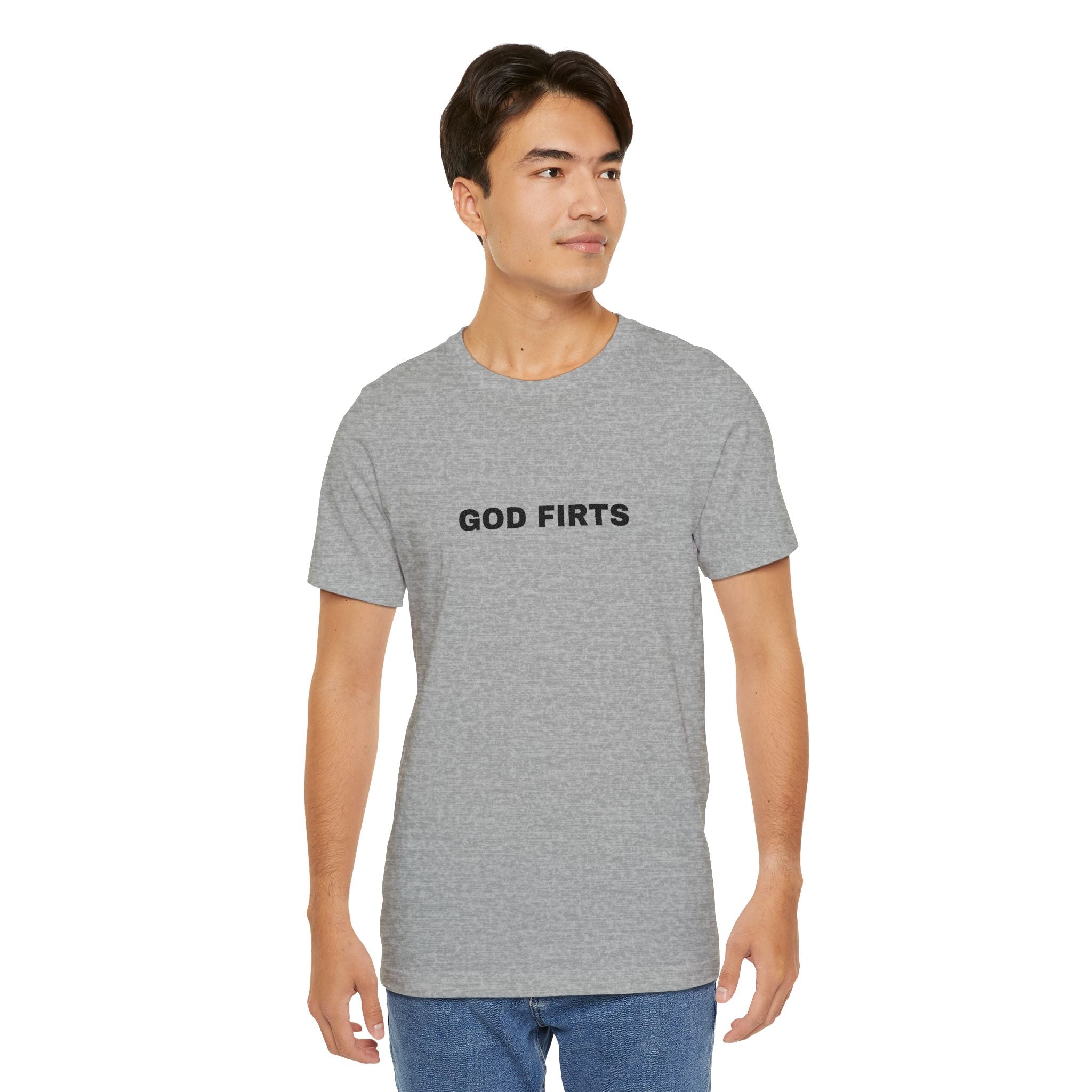 God First T-Shirt — Minimal Christian Faith Tee