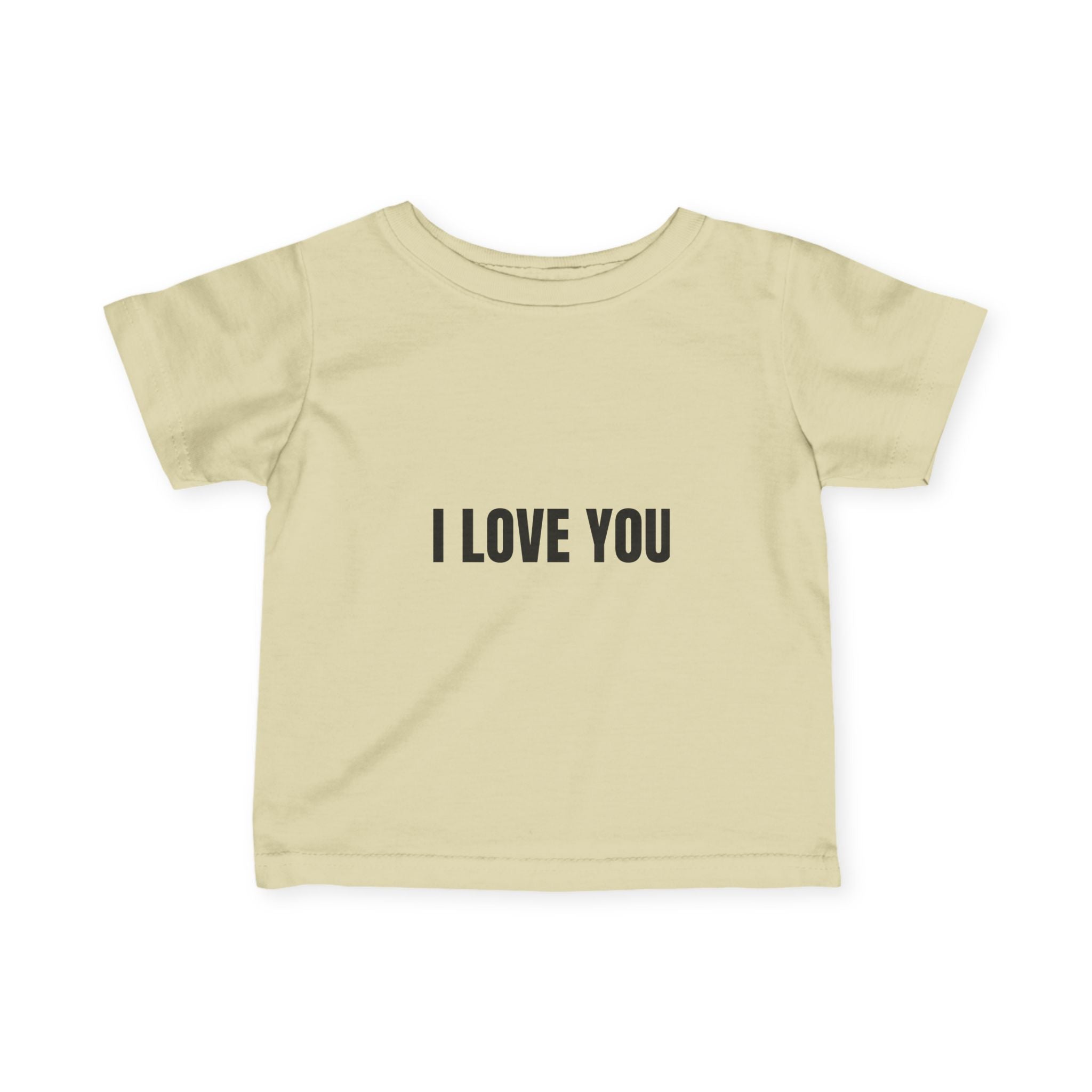 Infant Tee "I Love You" – Cute Minimal Baby Shirt for Newborns & Gifts