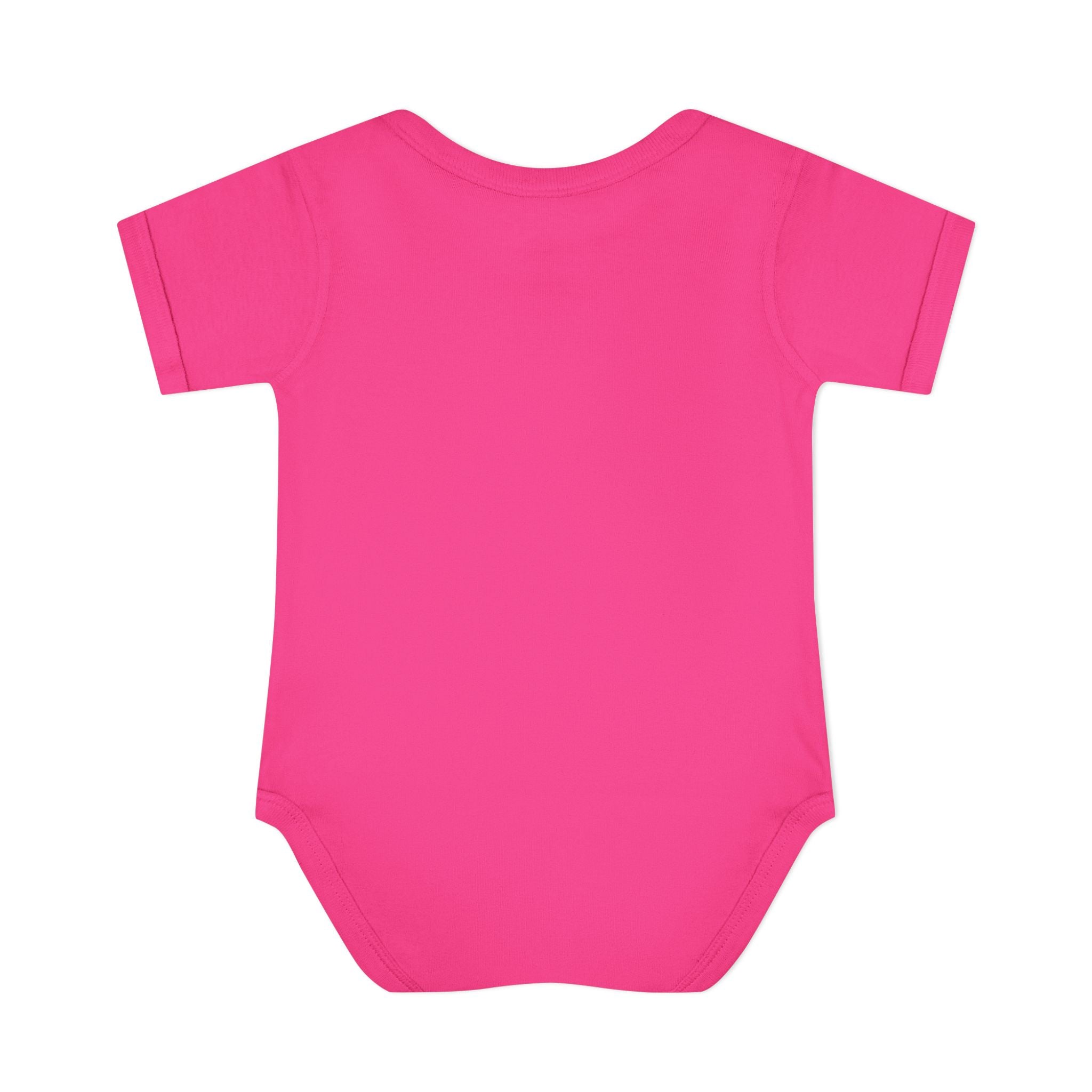 Baby Bodysuit - Cute Teddy Holding 'Love' Heart | Infant Valentine Onesie