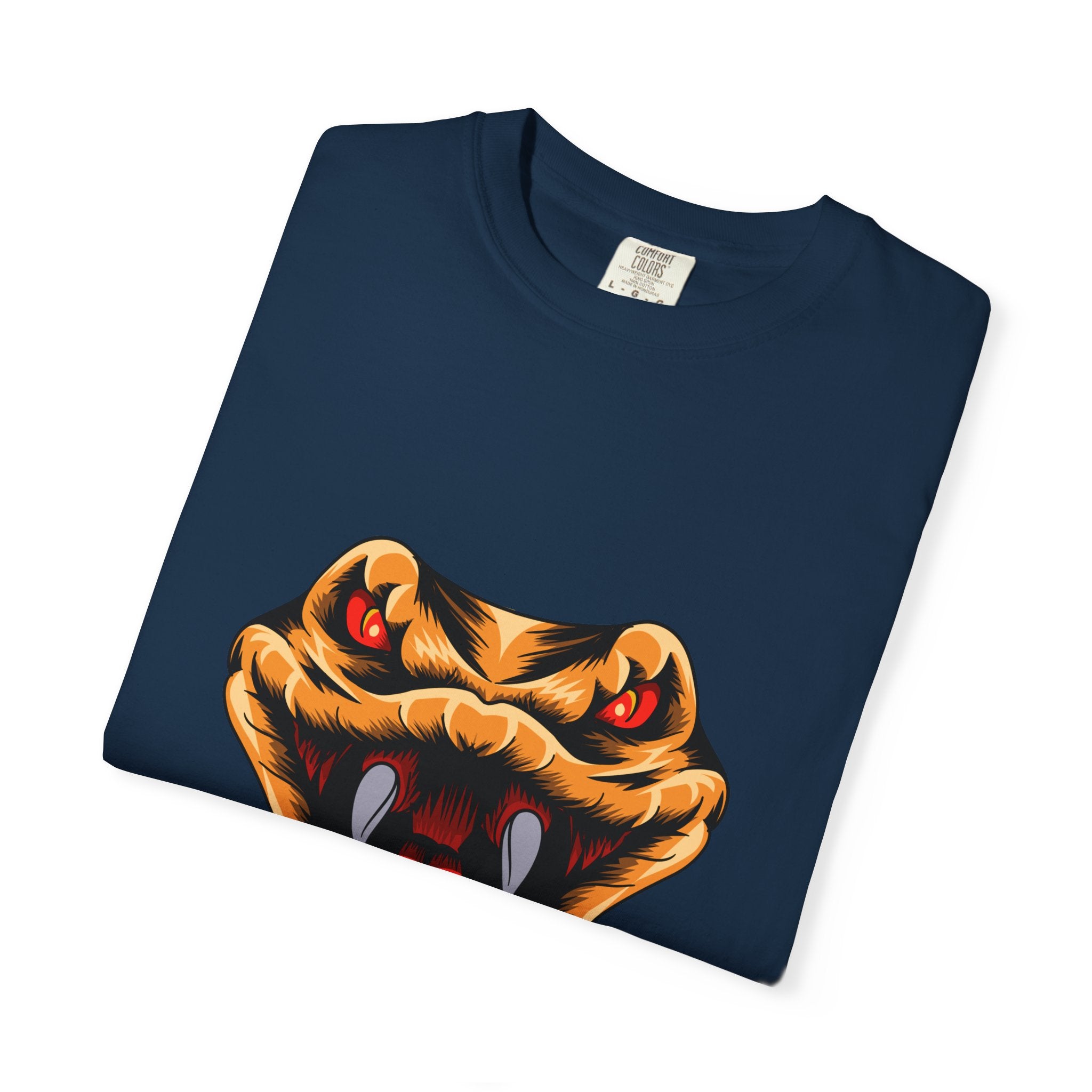 King of Snake T-Shirt — Bold Venom Snake Head Graphic Tee
