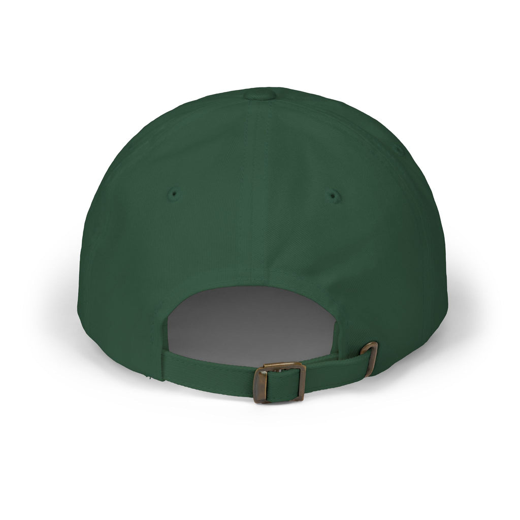 Dad Cap with Yellow Snake Embroidery — Retro Viper Logo Hat