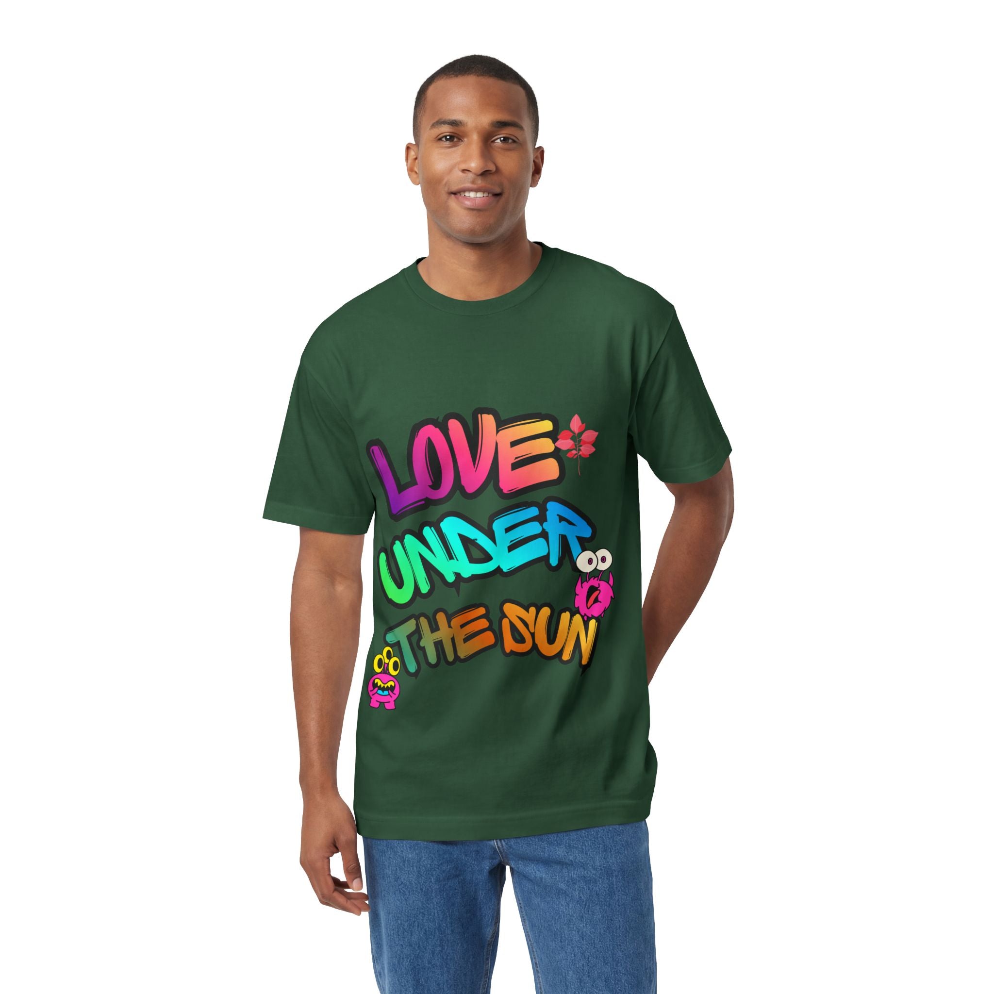 Love Under The Sun Graphic Tee — Colorful Retro Streetwear T-Shirt