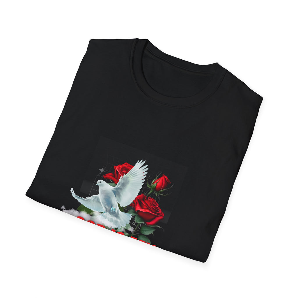 God Is My Strength T-Shirt — Floral Faith Graphic Tee