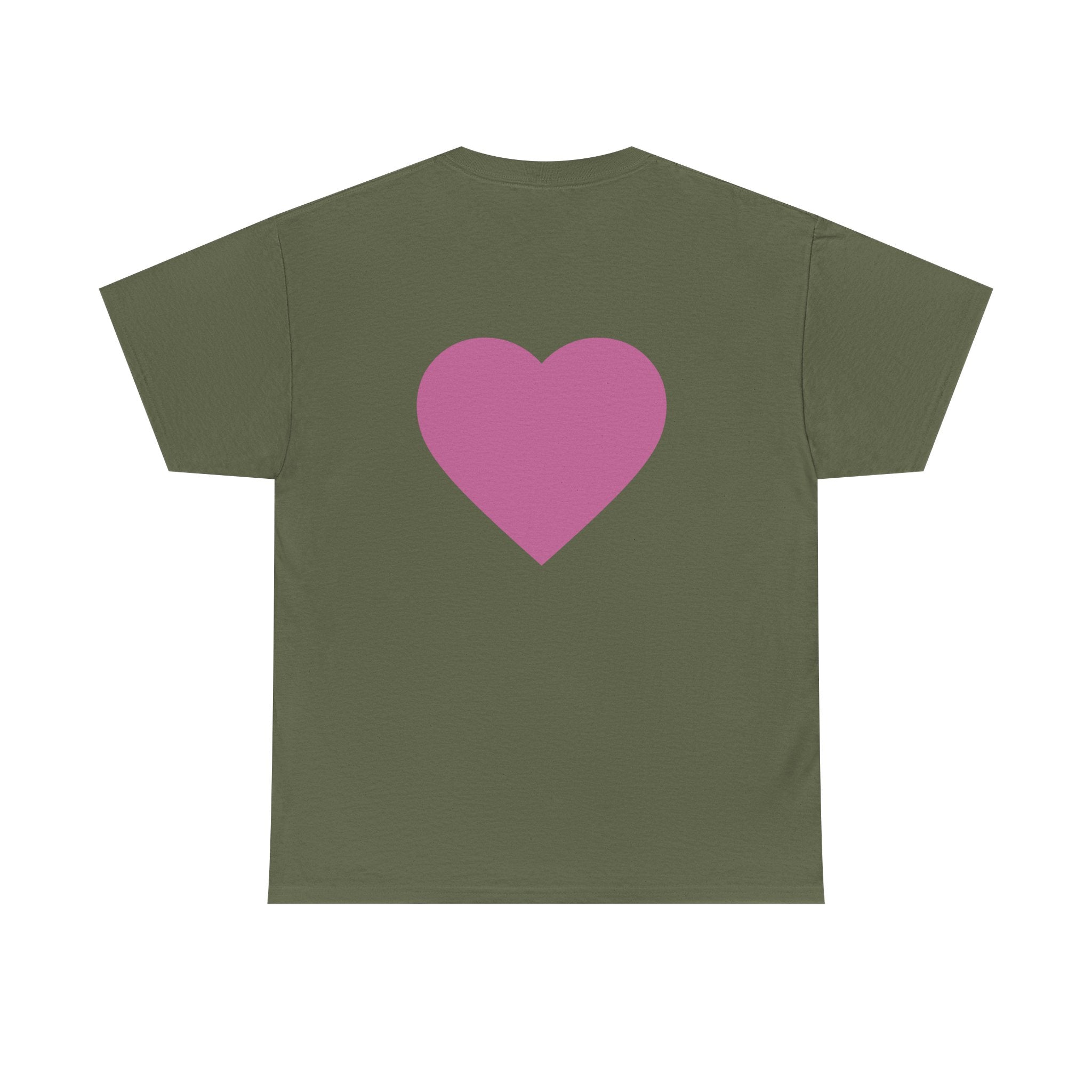 Best Mom Ever T-Shirt — Gradient Block Text Tee with Back Heart