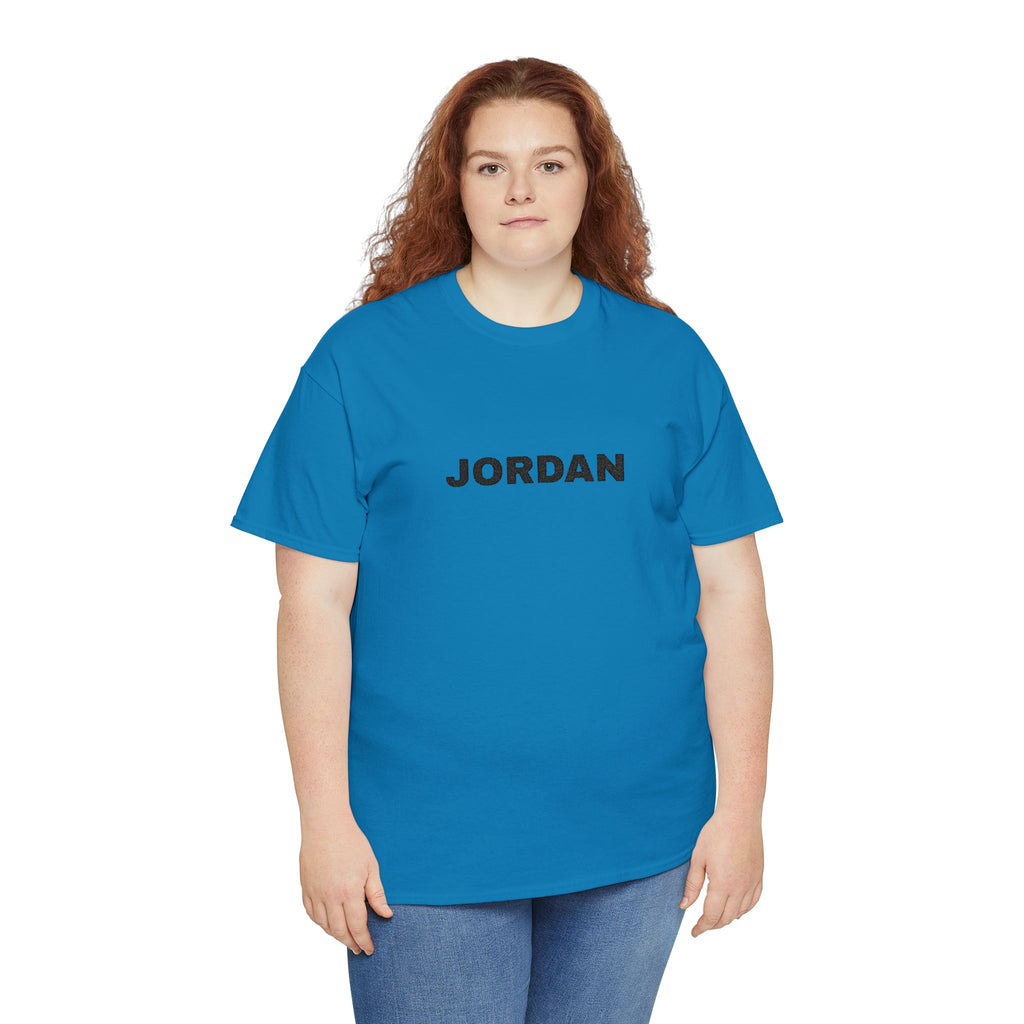 Jordan Minimalist Name Tee — Personalized Monogram Shirt