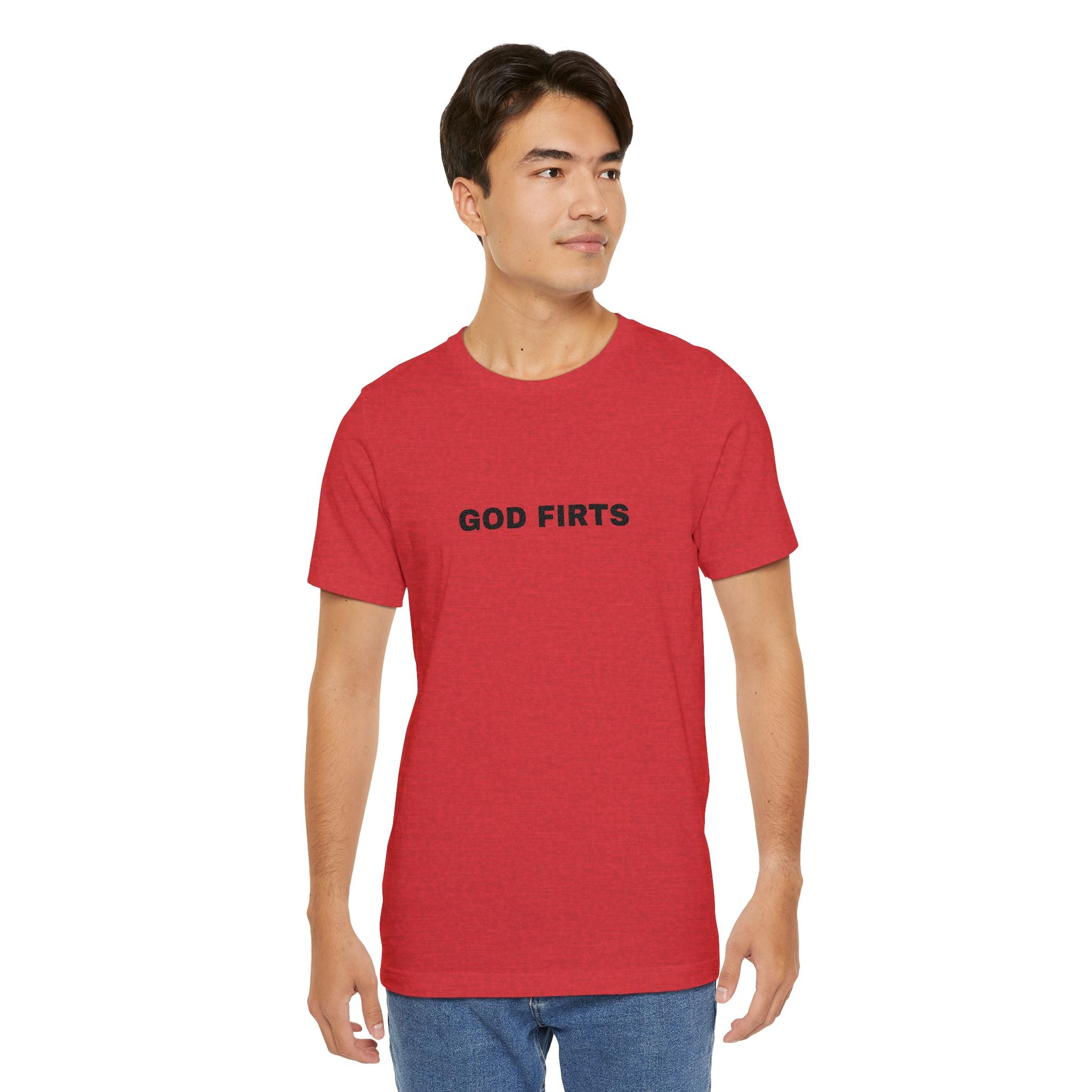 God First T-Shirt — Minimal Christian Faith Tee
