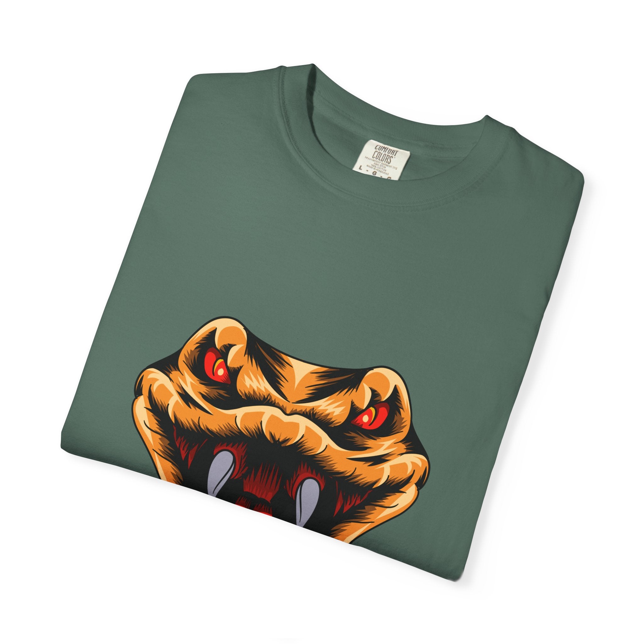 King of Snake T-Shirt — Bold Venom Snake Head Graphic Tee