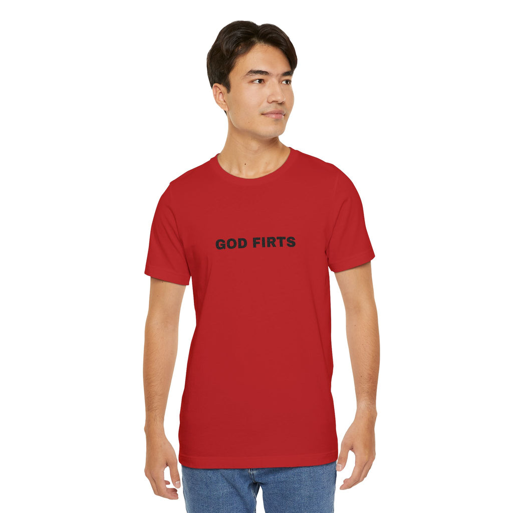 God First T-Shirt — Minimal Christian Faith Tee