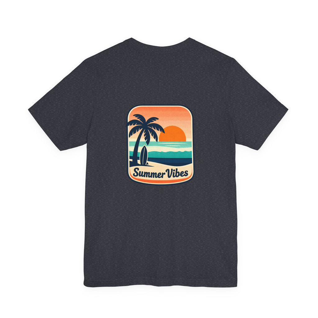 Summer Vibes Beach T-Shirt - "Summer Is My Happy Place" Graphic Tee